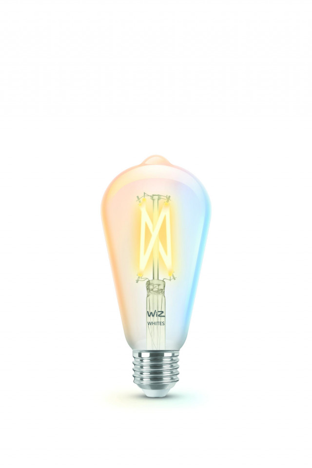 WIZ smart-home fähige Filament-Lampe, transparent