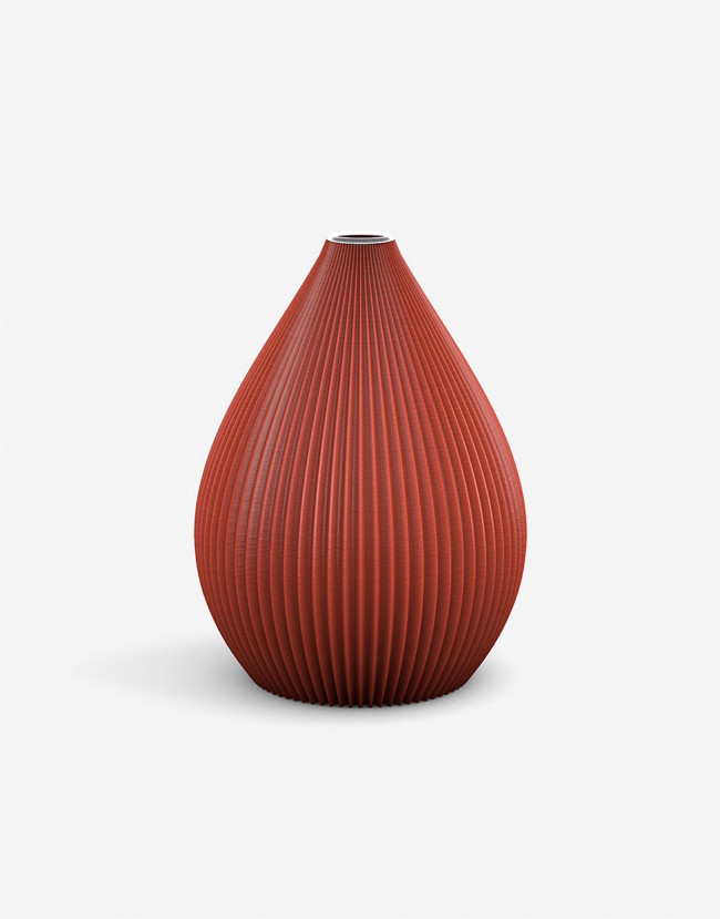 3D gedruckte Vase Balloon S von Recozy in Rot
