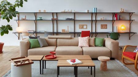 Soft Modular Sofa von Vitra, Bezug Stoff