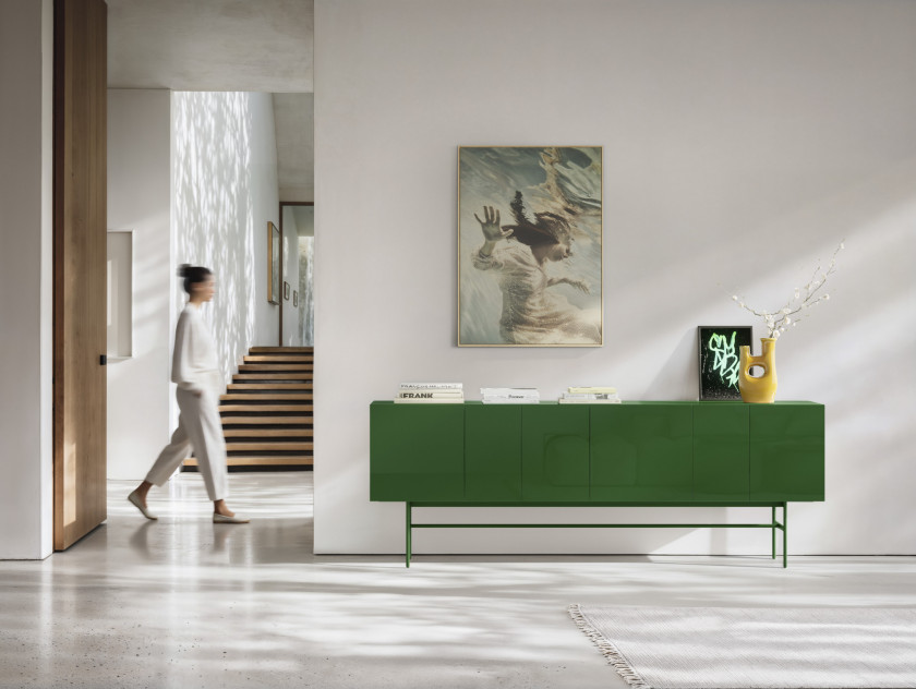 Einrichtungstrends 2026: Sideboard Case von Kettnaker in der Farbe Moosgrün