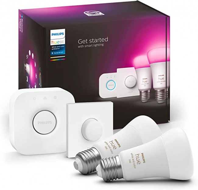 smarte Beleuchtung Philips Hue Starterset White & Color Ambiance