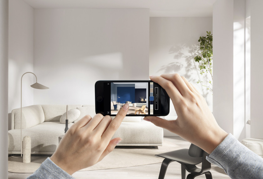 Die richtige Wandfarbe finden mit der Dulux Visualizer App