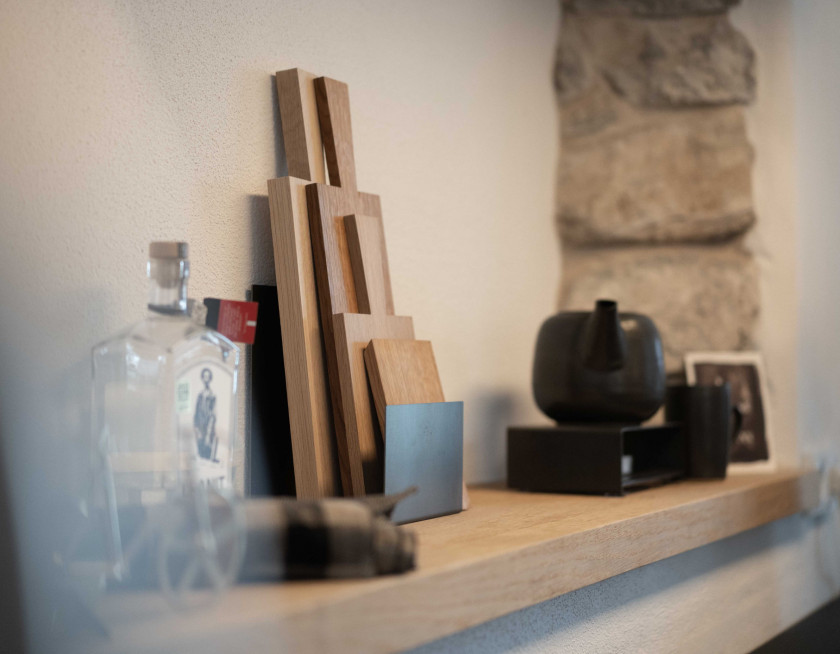 Raumgestalt Holzbretter mit Griff aus Eiche, handgefertigt in Deutschland