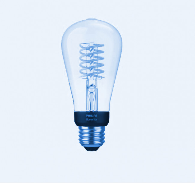 Glühbirne Edison aus der neuen Philips Hue Filament Kollektion