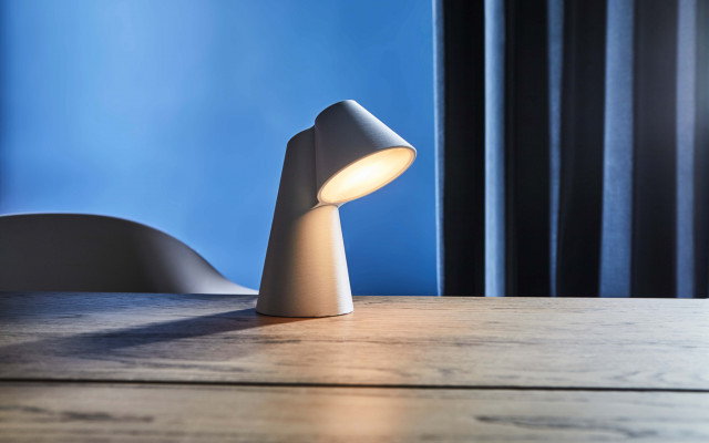 3D gedruckte Tischleuchte Monk von Recozy