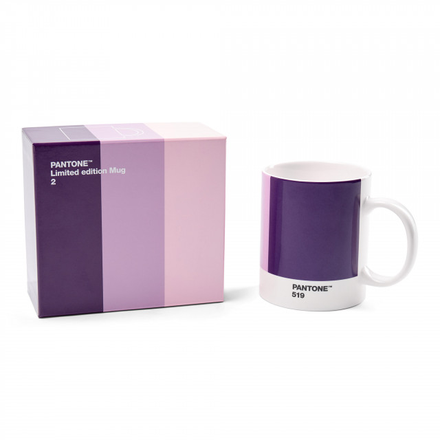 Pantone Kaffeebecher in limitierter Auflage, Lila-Violett-Rosa