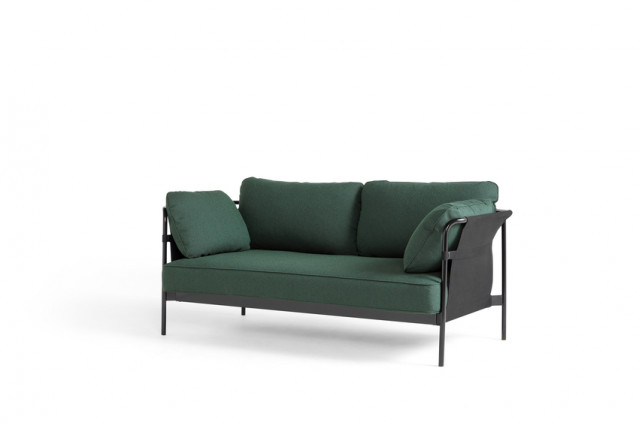 Sofa Can von Hay mit grünem Stoffbezug
