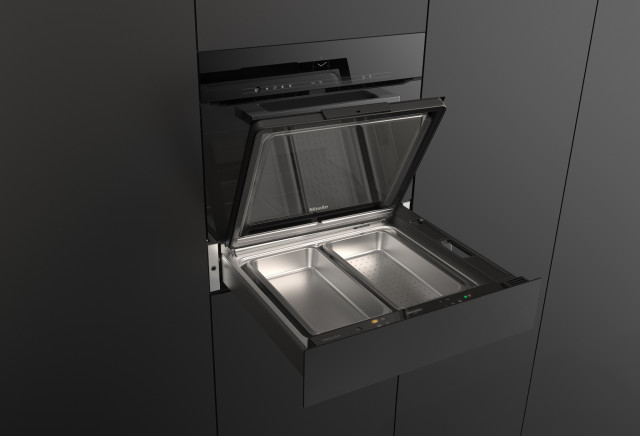 Küchentrend 2026: Miele Dampfschublade für platzsparendes Garen