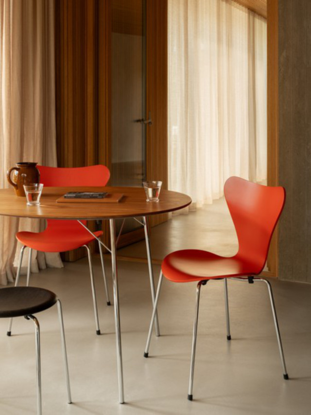 Arne Jacobsen Stuhl Serie 3107, Fritz Hansen