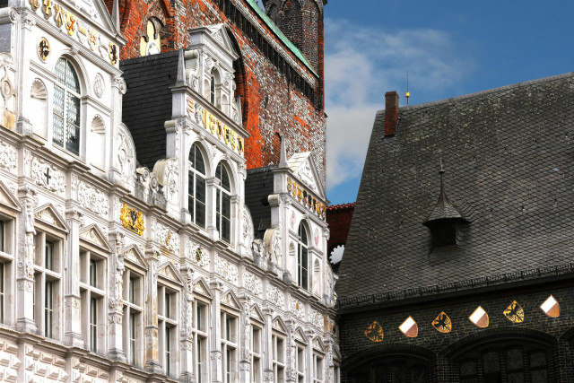 Rathaus Lübeck Renaissance Fassade