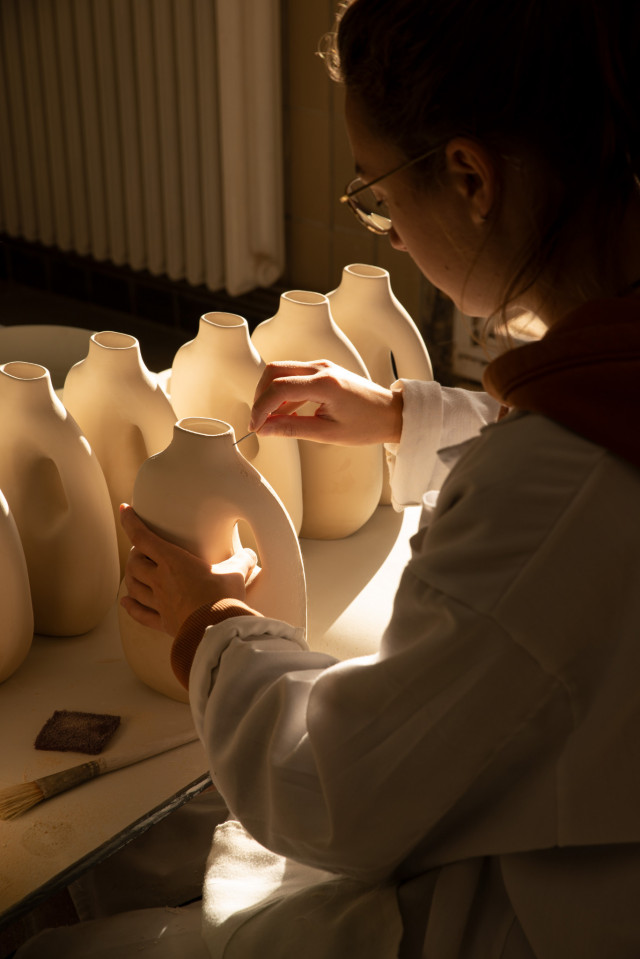 Impression vom Keramik Workshop bei Schneid Studio in Lübeck