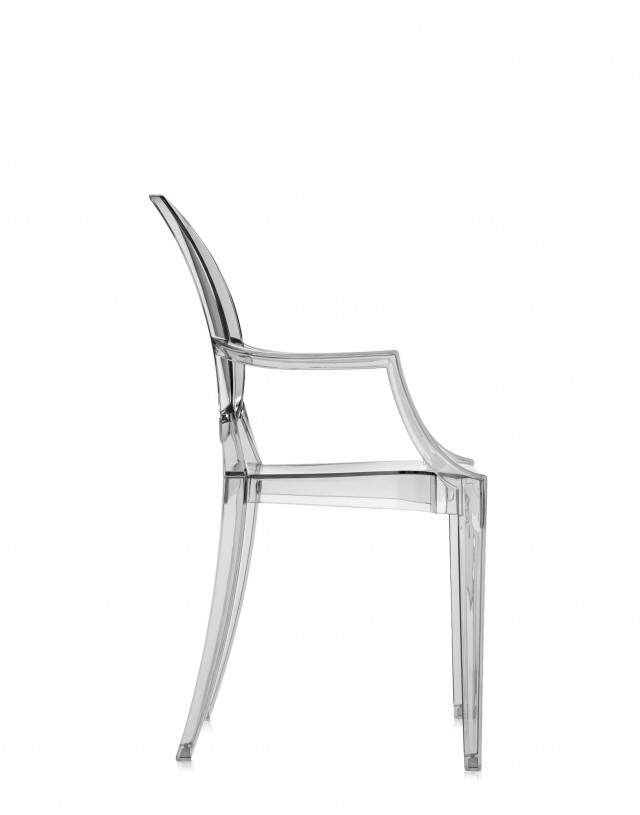 Stuhl Louis Ghost von Kartell aus transparentem Polycarbonat